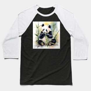 Panda Bear Study Baseball T-Shirt